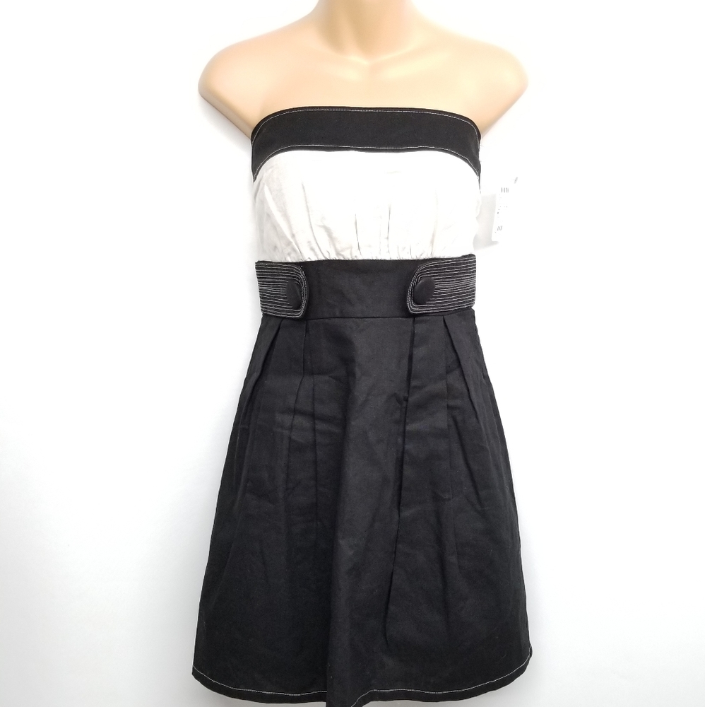 Charlotte Russe Strapless Linen Tube Dress